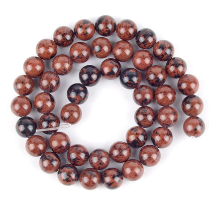 Brown Mahogany Obsidian Beads, 4-10mm
