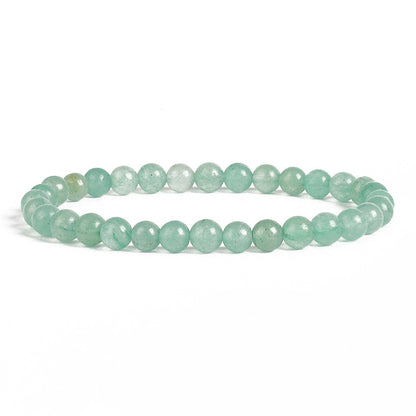 Green Aventurine Gemstone Stretch Bracelet, 4-12mm