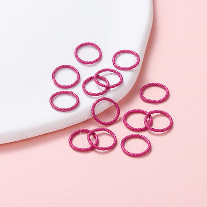 50pcs 8-12mm Colorful Twist Jump Rings