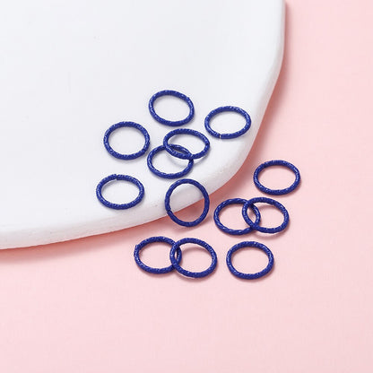 50pcs 8-12mm Colorful Twist Jump Rings