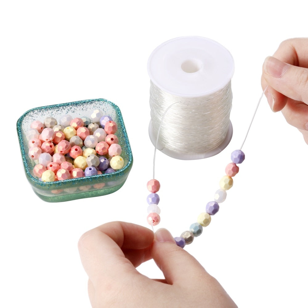 0.5-1.0mm Elastic Cord, Beading Stretch Thread