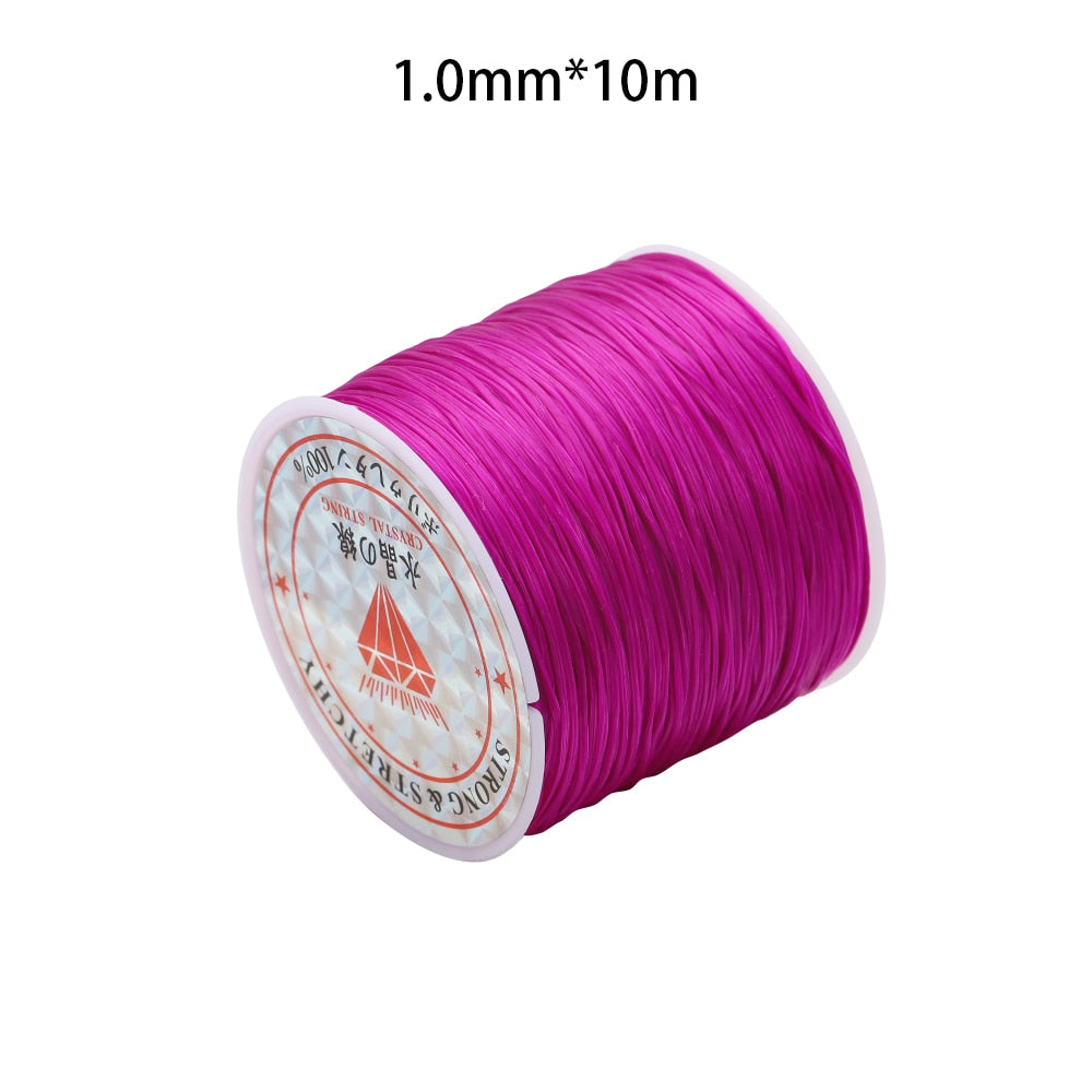 0.5-1.0mm Elastic Cord, Beading Stretch Thread