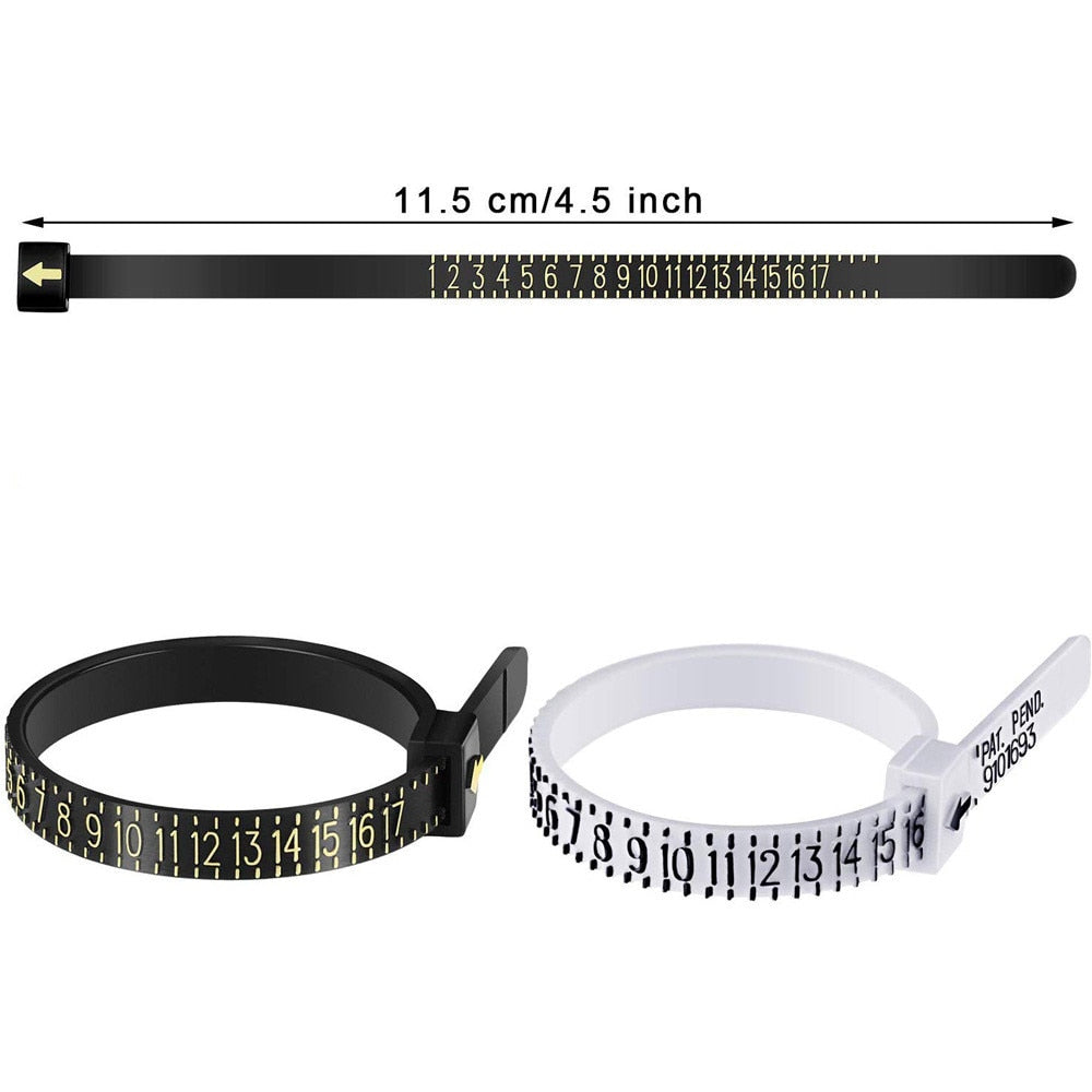 UK/US Official Ring Sizer for Men & Women, Sizes A-Z