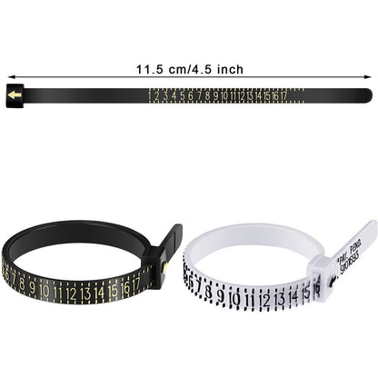 UK/US Official Ring Sizer for Men & Women, Sizes A-Z