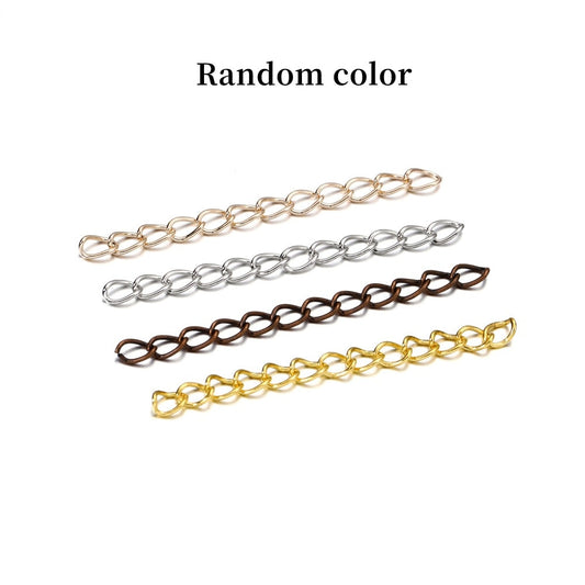 50mm 70mm  Necklace Extension Chain, 100pcs lot