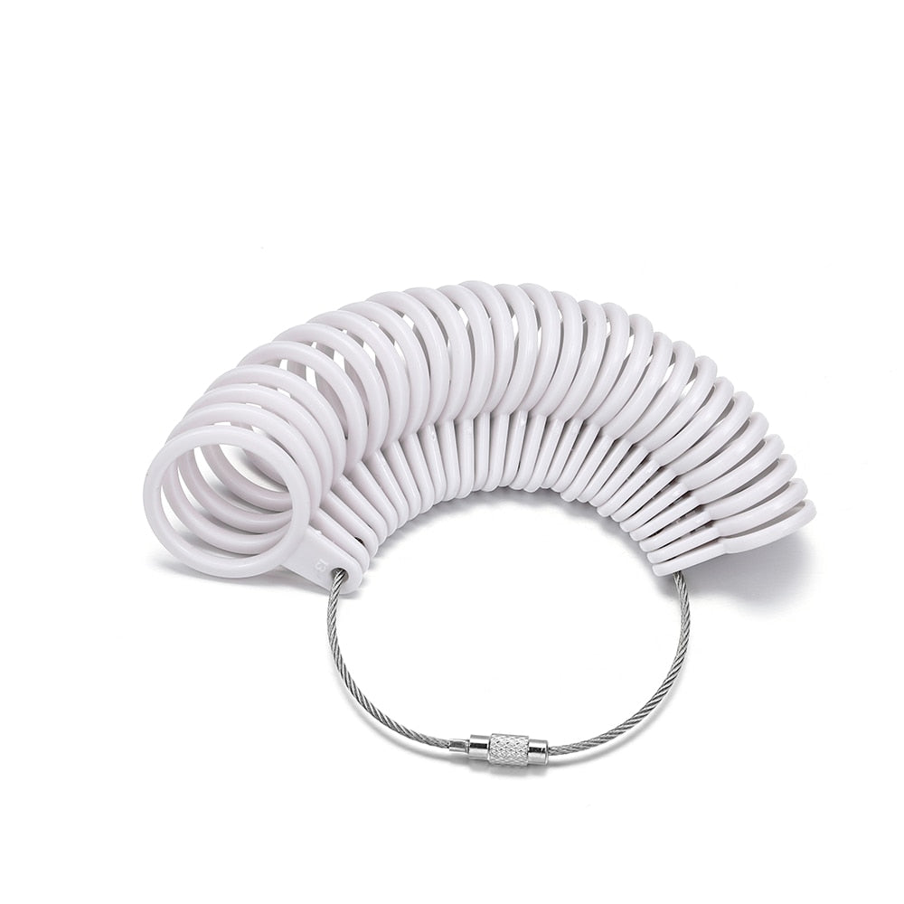 Professional Ring Mandrel Stick & Finger Gauge for Accurate Jewelry Sizing, 1pcs