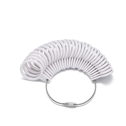 Professional Ring Mandrel Stick & Finger Gauge for Accurate Jewelry Sizing, 1pcs