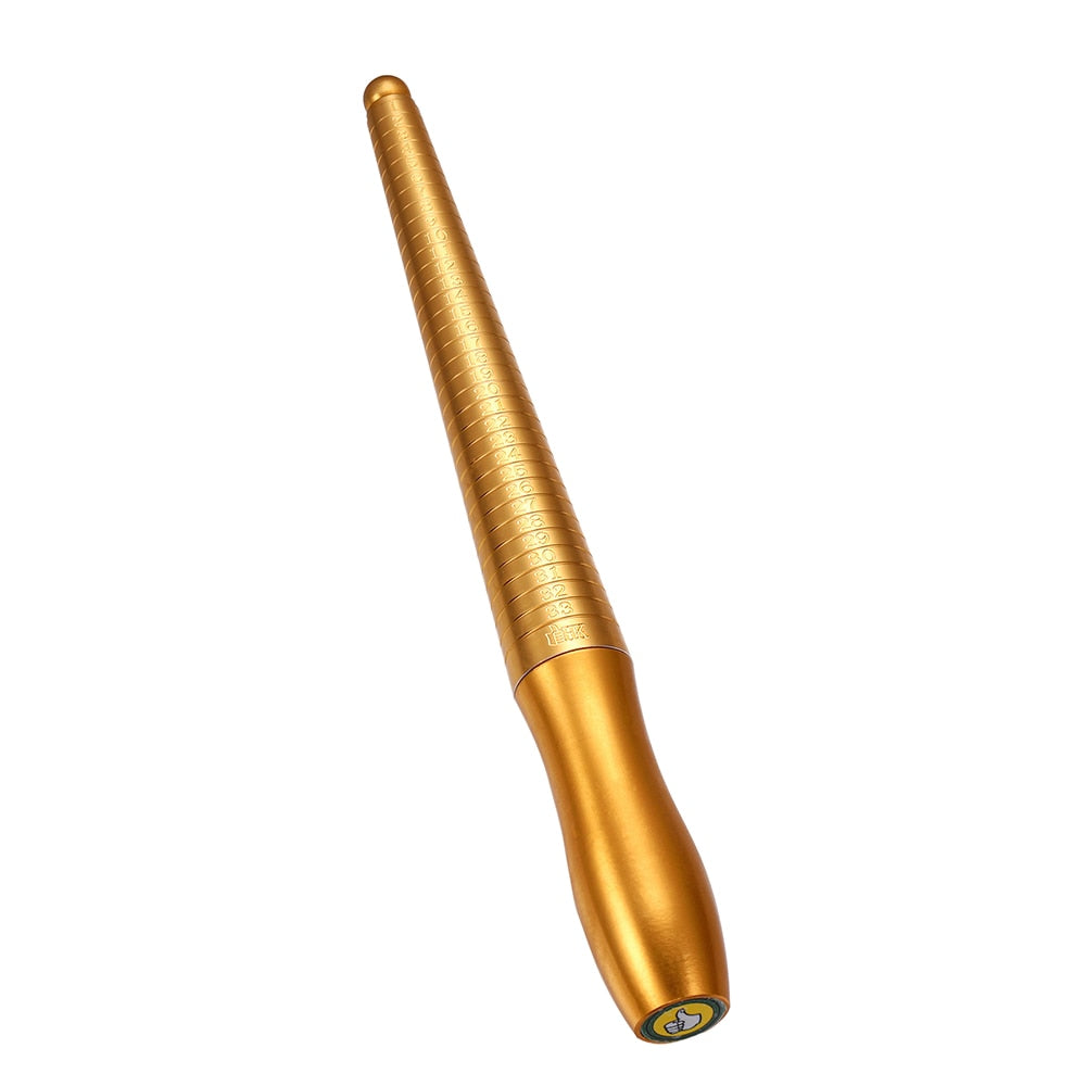Professional Ring Mandrel Stick & Finger Gauge for Accurate Jewelry Sizing, 1pcs