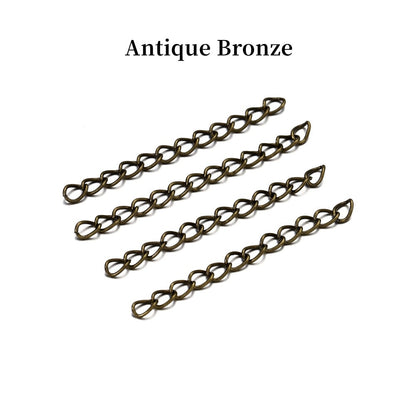 50mm 70mm  Necklace Extension Chain, 100pcs lot