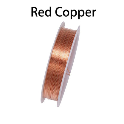 Sturdy Gold Alloy Copper Wire Dia 0.2 0.3 0.4 0.5 0.6 0.7 0.8 1 mm, 1 Roll