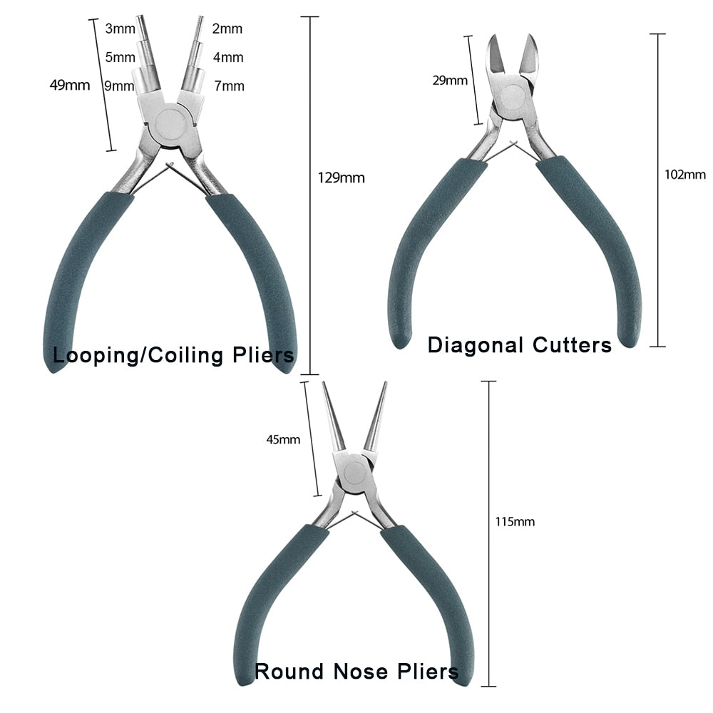 12-Style Stainless Steel Pliers Set