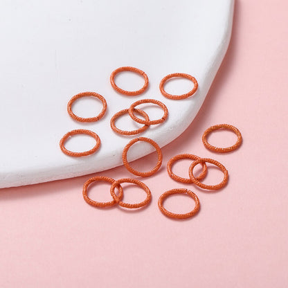 50pcs 8-12mm Colorful Twist Jump Rings