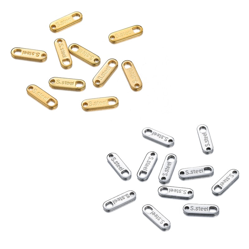 Gold Square Tail Chain, 20-50pcs