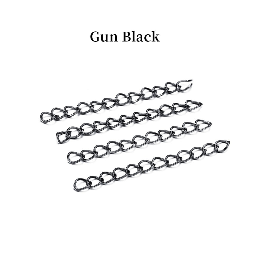 50mm 70mm  Necklace Extension Chain, 100pcs lot