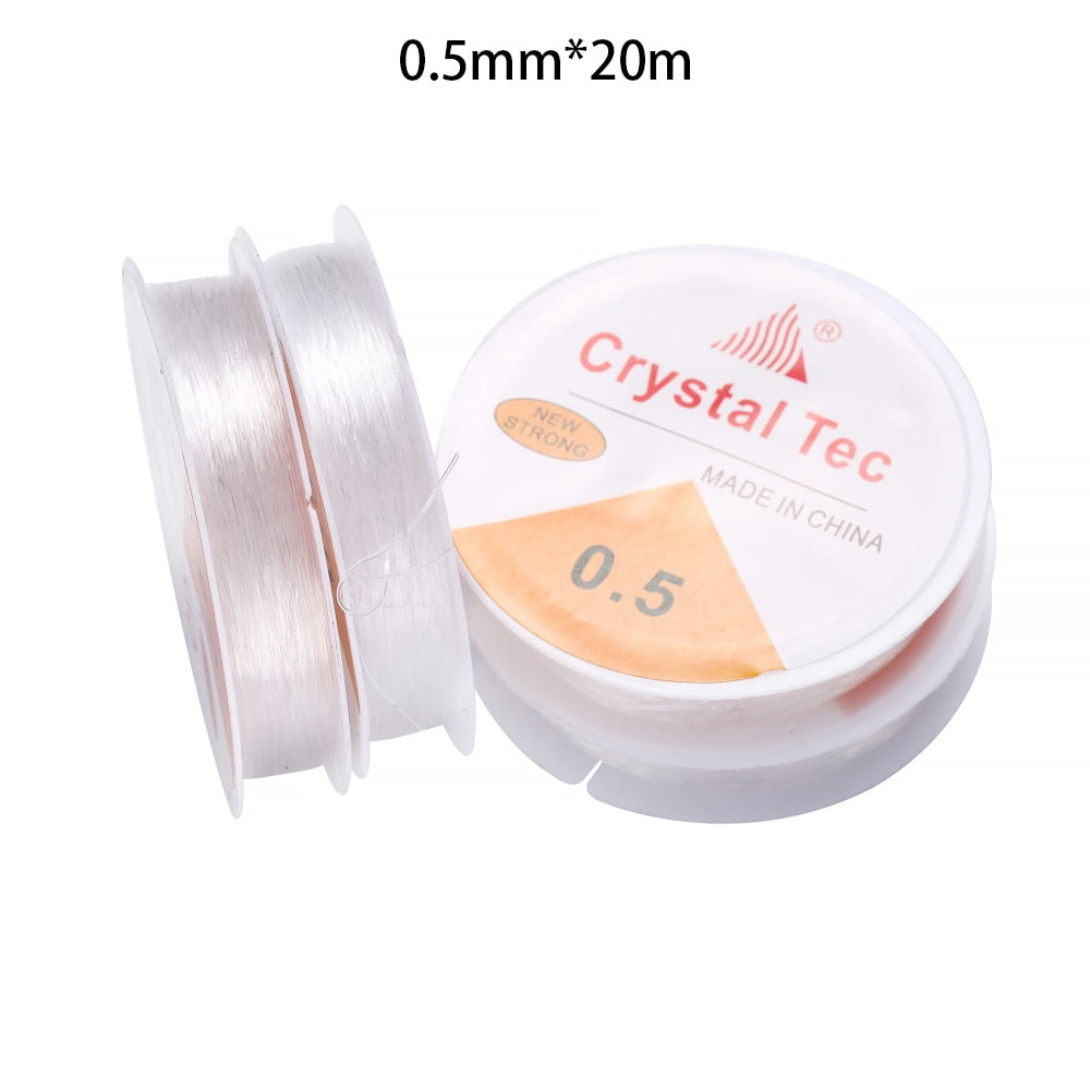 0.5-1.0mm Elastic Cord, Beading Stretch Thread