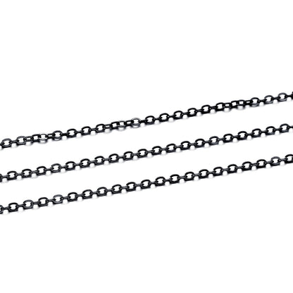 Long Necklace Chains, Brass - 10m lot
