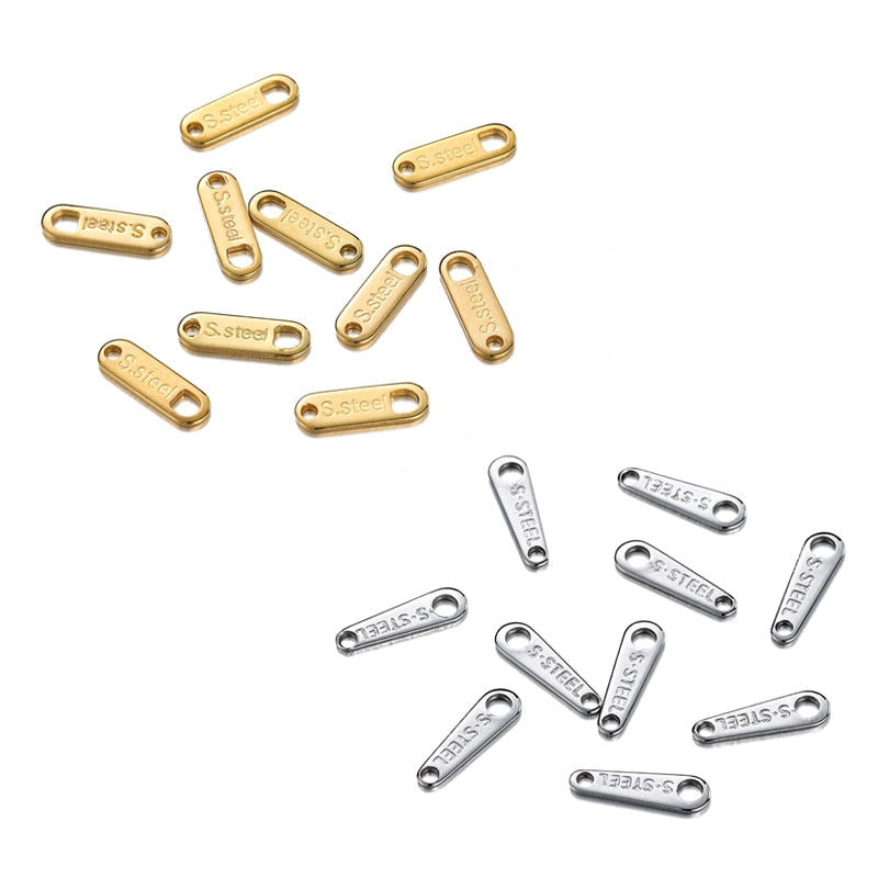 Gold Square Tail Chain, 20-50pcs