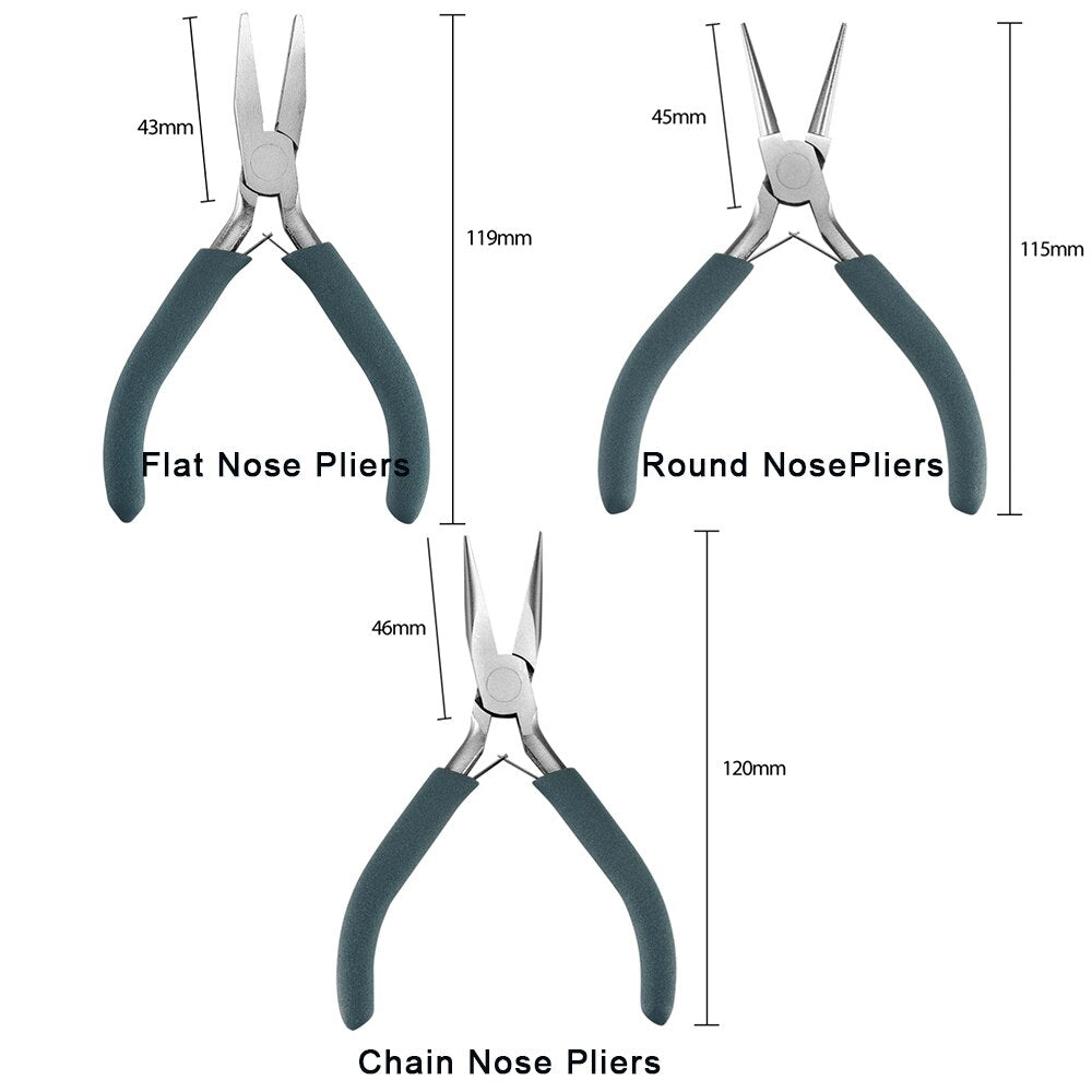 12-Style Stainless Steel Pliers Set