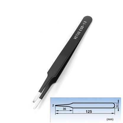 Anti-Static Bent Nose Tweezers for Diamonds