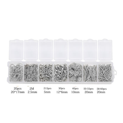 Open Jump Ring Connectors Set, 1370pcs