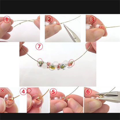 Ball Crimp End Beads 1.5-3mm, 500pcs