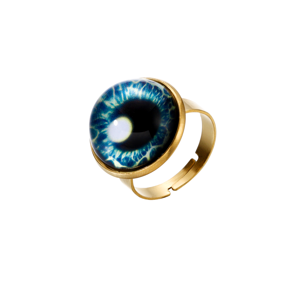 10Pcs Metal Plated Adjustable Ring Settings