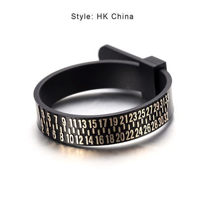 UK/US Official Ring Sizer for Men & Women, Sizes A-Z