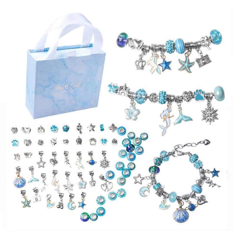 Braided Letter Beads DIY Kit
