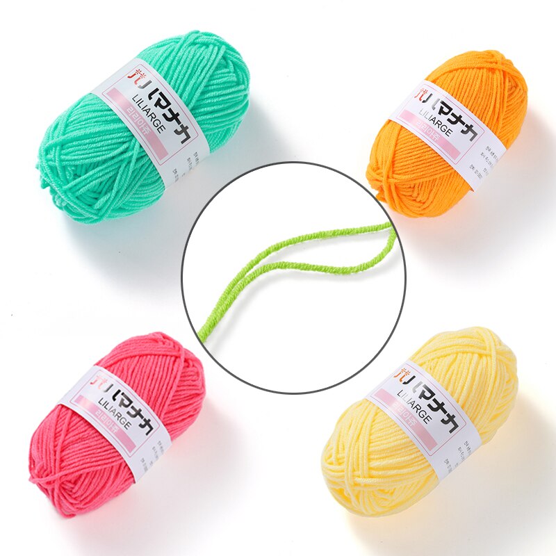 Colorful Acrylic yarn Crochet thread, 1 Roll 25 Grams