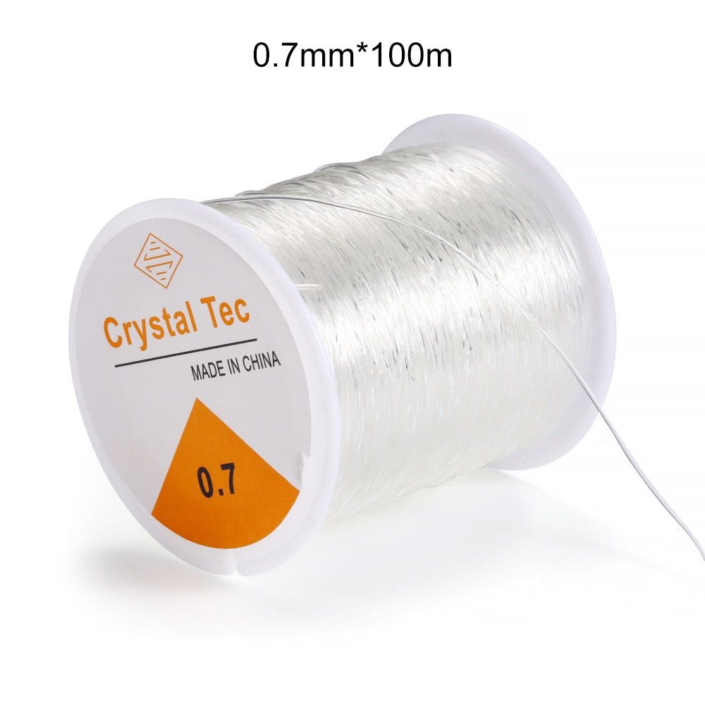 0.5-1.0mm Elastic Cord, Beading Stretch Thread