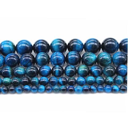 Blue Tiger Eye Beads 4-12mm