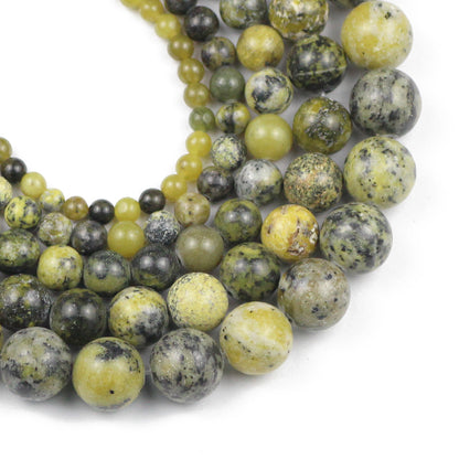 Yellow Turquoise Stone Beads 4-12mm