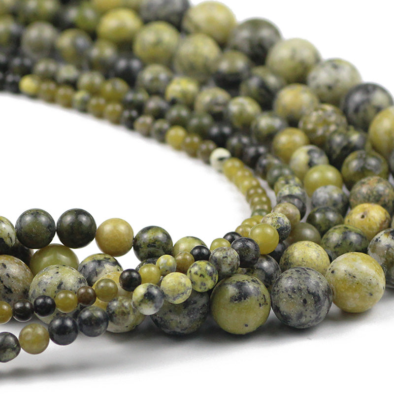 Yellow Turquoise Stone Beads 4-12mm