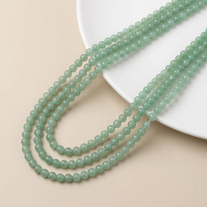 Green gemstone beads for jewelry making projects