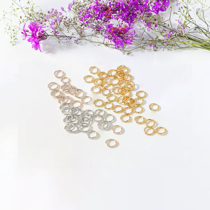 Gold jump ring 18k Karat, white gold or rose gold
