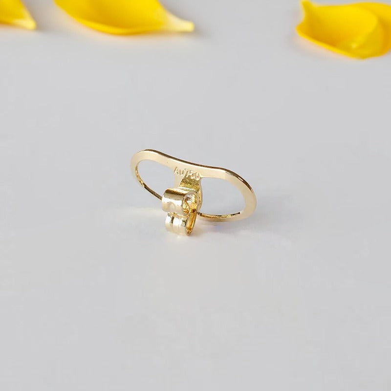 18K Gold AU750 Earring Backs, 1pair