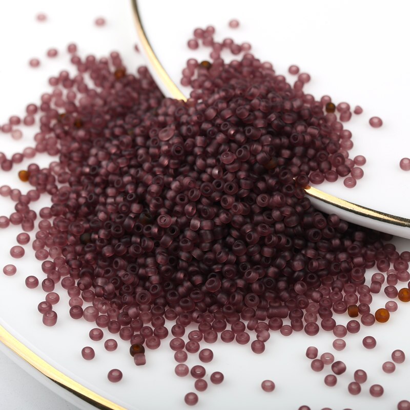 2mm Matte Assorted Seed Beads 12/0