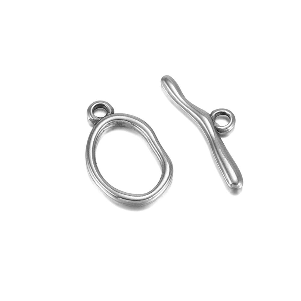 16 Style Stainless Steel OT Clasps, 3set 