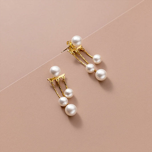 Charm Pearl Drop Earrings