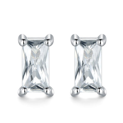 Square Rectangle Rhombus Stud Earrings