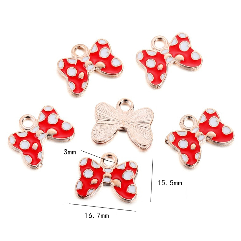 Small Fruit Shape Pendants, 10pcs