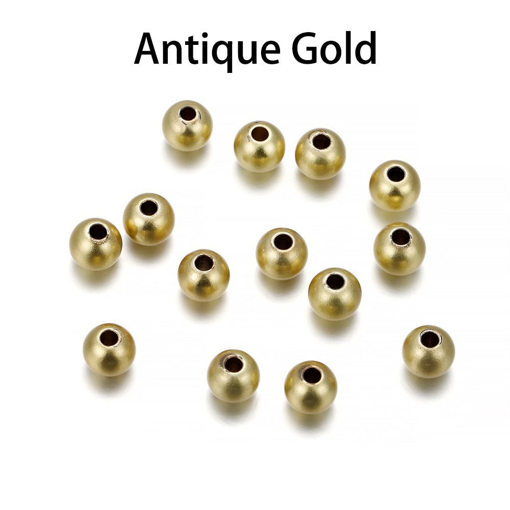 Ball Spacer Beads, 10-100pcs