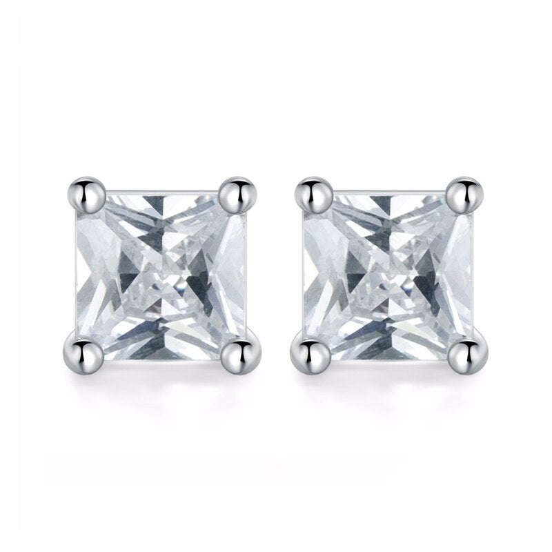 Square Rectangle Rhombus Stud Earrings