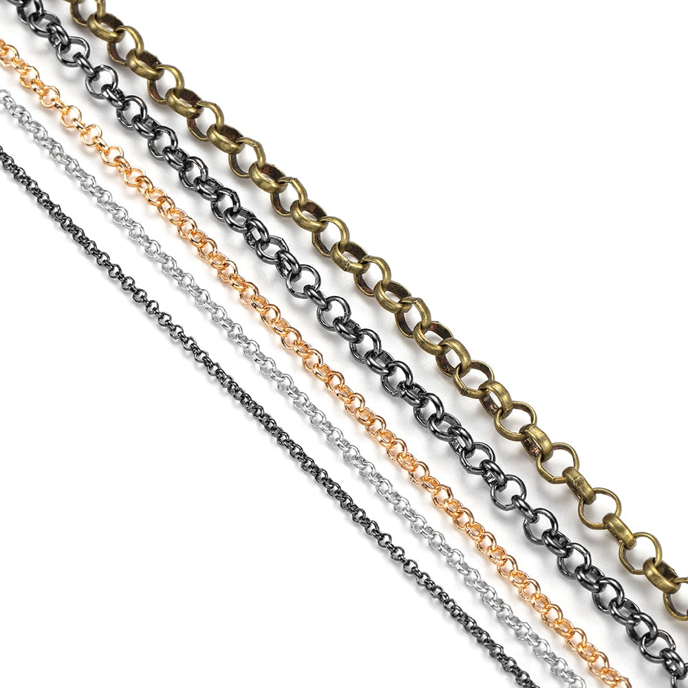 2-5.8mm Bulk Rolo Chain, 5m lot