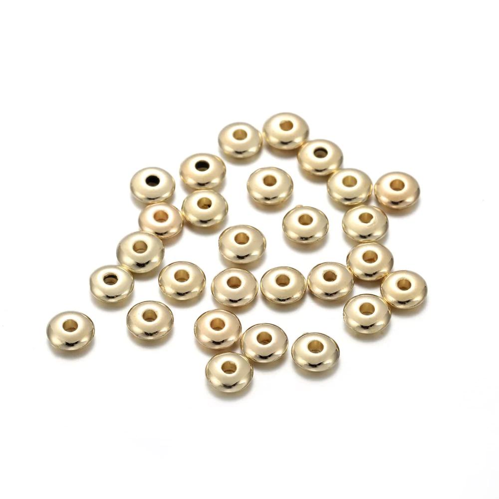 200-400pcs CCB Rondelle Spacer Beads, 5-6mm