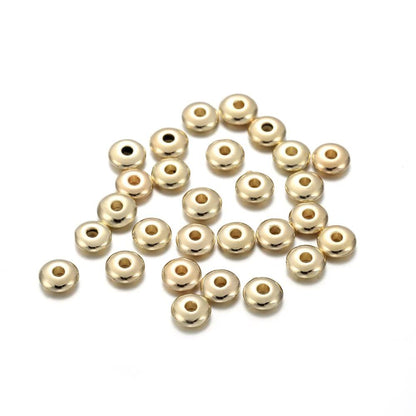 200-400pcs CCB Rondelle Spacer Beads, 5-6mm
