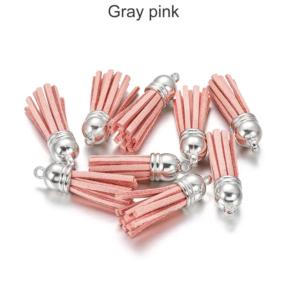 20pcs 38mm Tassel Vintage Leather Pendants