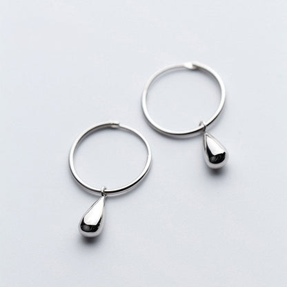 Simple Water Drops Dangle Earrings