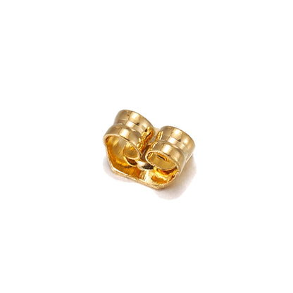 5mm Stainless Steel Earring Back, 50pcs