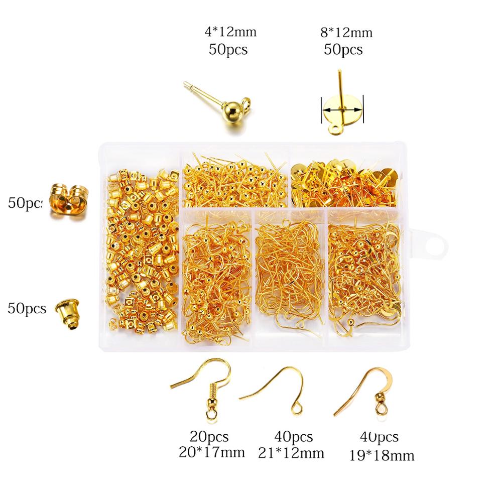 4Color Jewelry Findings Set, 300pcs